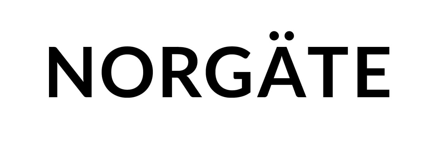 Norgäte logo zwart